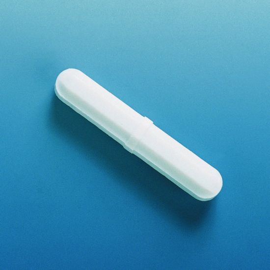 Magnetic stirring bars 38 x 8 mm PTFE-encapsulated, PLASTIBRAND octagonal, with centre ring, pack of 10_2321638