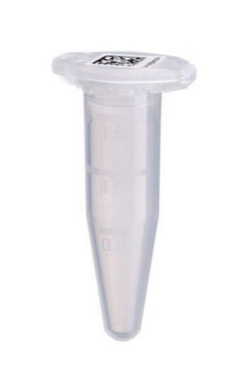 Safe-Lock Tubes 1.5 mL with 2D SafeCode (DataMatrix/ECC200) PCR clean, colorless, pack of 500_2322446