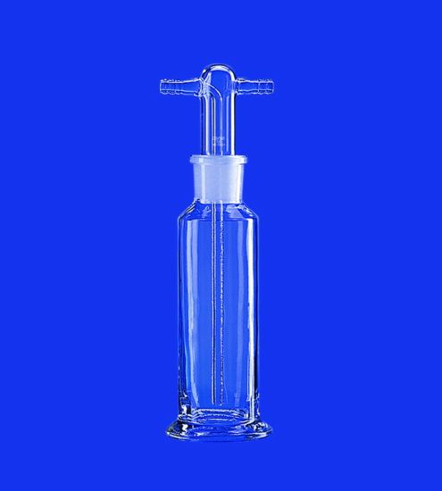 Gas washing bottle 100 ml acc. to Drechsel w/o filter disc, complete, NS 29/32, connections GL 14_2327746