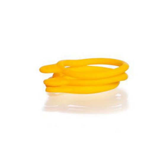 DURAN GL 45 silicone bottle tags for GL 45 DURAN® laboratory bottles, yellow pack of 20_2342226