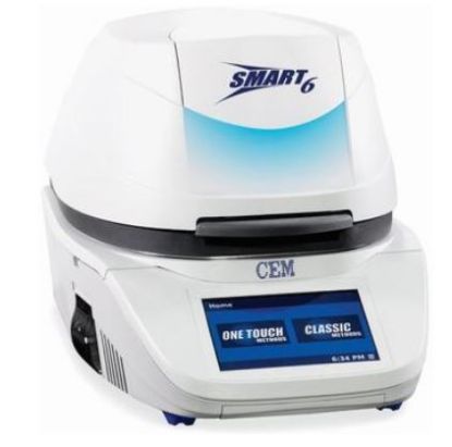 CEM SMART 6 System, Rapid Gravimetric Moisture/Solids Analyzer, 50g Balance, Touchscreen_1916106