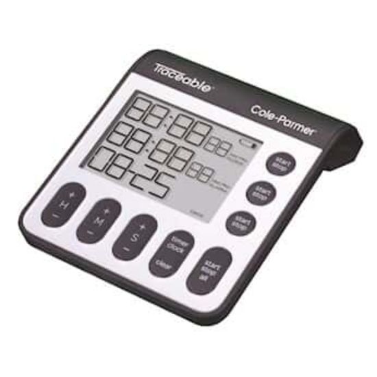 Traceable Three-Channel Timer With NIST Certificate And Antimicrobial ...