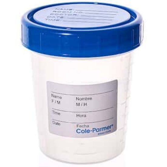 Cole-Parmer Graduated Sample Container, PP, 4 oz, Sterile | John Morris ...