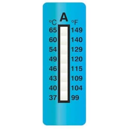 Cole-Parmer Digi-Sense Irreversible 8-Point Vertical Temperature Label ...