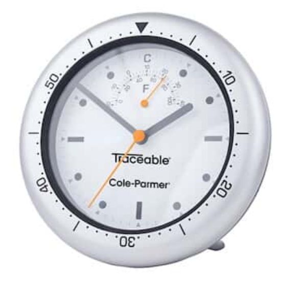 Traceable Indoor/Outdoor Analog Dial Clock with NIST-Traceable ...