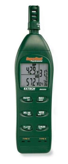 Extech RH350 Advanced Superheat Digital Datalogging Psychrometer | John ...
