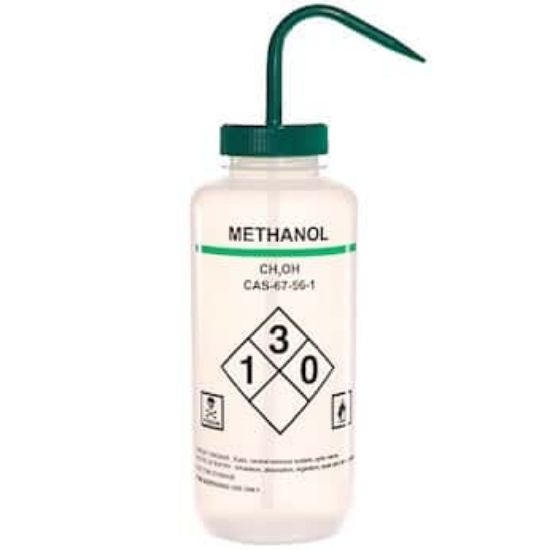 Cole-Parmer Safety Wash Bottle Right-to-Know Methanol 1000 mL 4/Pack ...