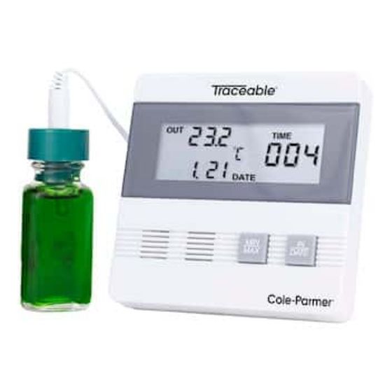 Traceable Thermometer IN/OUT/TME/MINIMAX BTL, Digital Thermometer with ...