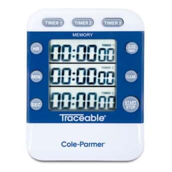 Traceable Triple-Display Three-Channel Digital Timer with Calibration ...