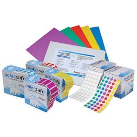 Argos Technologies PolarSafe Label Dots, 13 mm dia, White; 1000 Pack ...
