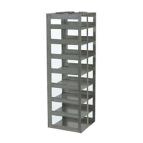 Cole-Parmer Argos PolarSafe Vertical/Chest Freezer Rack 100-Cell Hinged ...