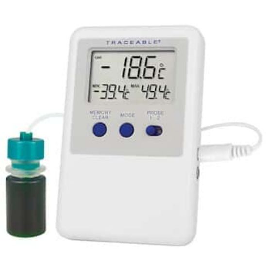 Traceable Ultra Refrigerator/Freezer Thermometer with Calibration, 1 ...