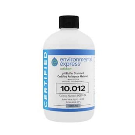 Oakton Traceable pH Standard Buffer, Clear, pH 10, 500 mL | John Morris ...
