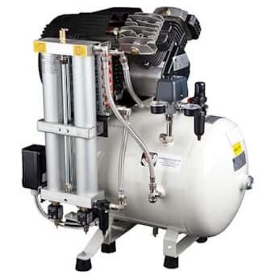Werther Oil-less Compressor, 6.8 CFM, 220V, Ultra-Quiet, Corrosion ...