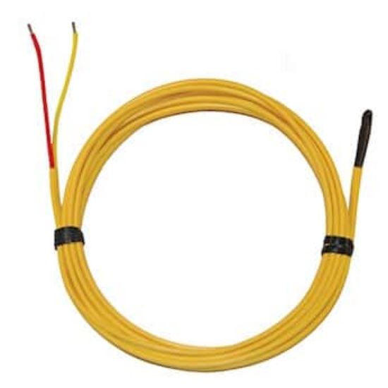 Digi-Sense flexible thermocouple probe, PVC insulated, ungrounded, Type K, 10 ft bare wire