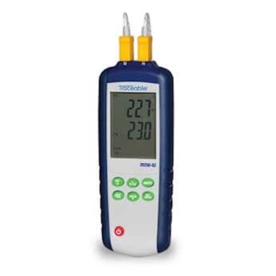 Traceable 2 Input Data Logging Thermocouple Probe Thermometer Type K/J NIST Traceable Calibration_1121598