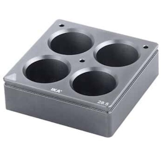 IKA Block 4 x 30 mL Aluminum Expansion Block with Exchangeable Flask ...