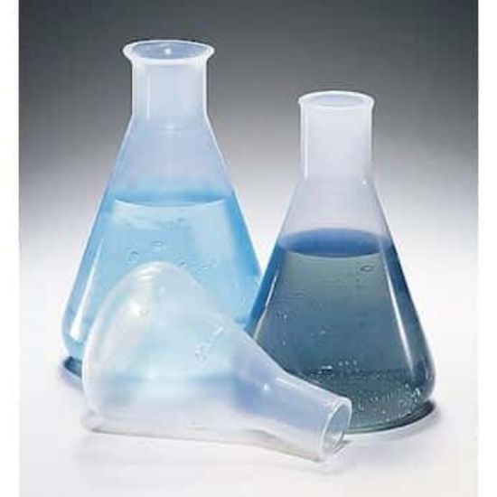 Chemware Erlenmeyer PFA Flask, 300 mL, Microwave Safe, Chemically Inert ...