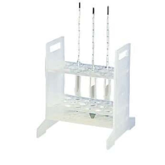 Bel-Art Hydrometer Rack, Polypropylene, Holds 18 Long Hydrometers ...
