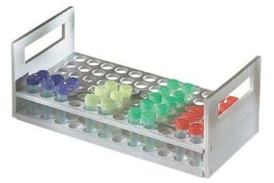 Scienceware Rack for 13-16 mm Serum Vials, Autoclavable Polypropylene ...