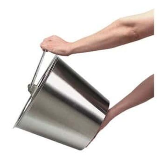 Cole-Parmer Stainless Steel Pail, Type 304, Heavy Gauge, 12 1/2 Quart ...