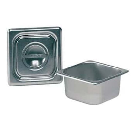 Cole-Parmer Square Utility Pan, 304 Stainless Steel, Medium Gauge, 1-1/ ...