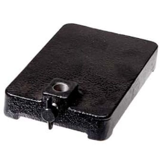 Cole-Parmer Heavy-Duty Support Base Cast Iron 5x8, Supports 1/2 ...