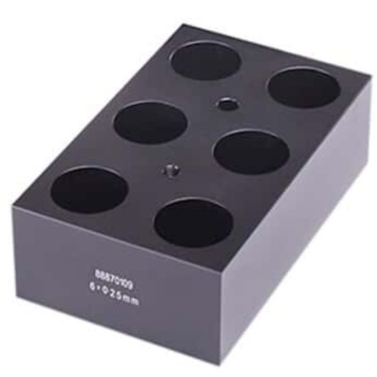 Thermo Scientific Block, 25 mm Tube Diameter, 6 Openings, For Use With ...