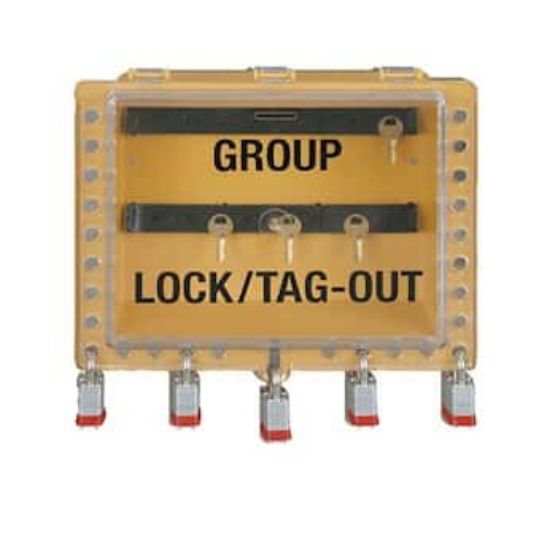 Accuform Lockout Box Yellow – Secure Lockout Key Management | John ...