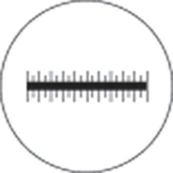 Meiji Techno Stage Reticle 1MM/0.01MM Microscope Micrometer Scale ...