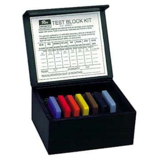 Rex Gauge Test Block Kit for Type A Durometers; 7 Blocks 30-90 | John ...