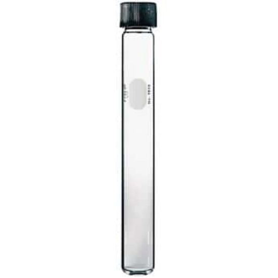 Pyrex culture tube, 16 x 125 mm, with screw cap and PTFE liner, 15 ml