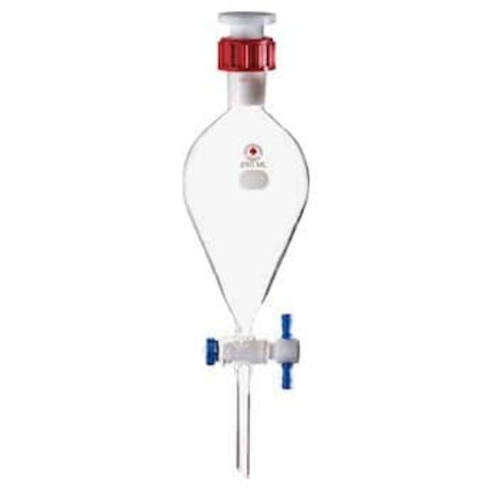 Ace Glass separatory funnel, Squibb type, 2000 mL, plug and lock-tight stopper