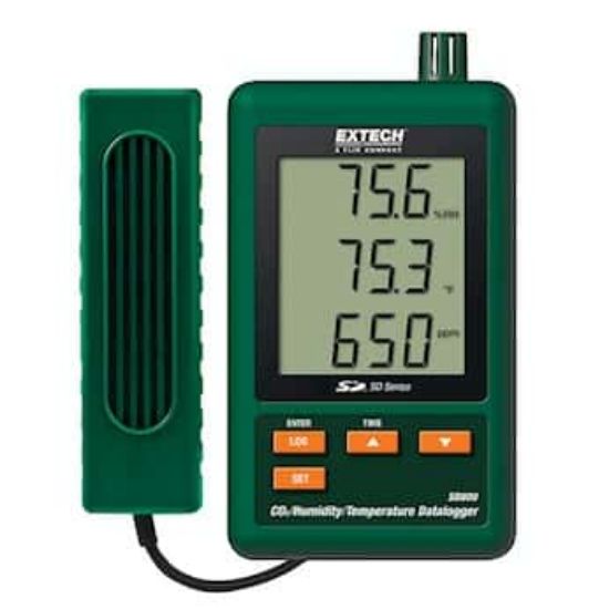 Extech SD800 Temperature Humidity And CO2 Data Logger With SD Card And ...