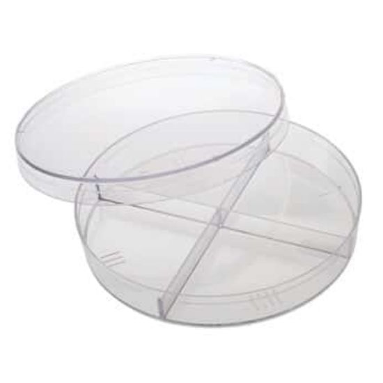 CELLTREAT Scientific 229684 Quad Compartment Sterile Petri Dishes ...