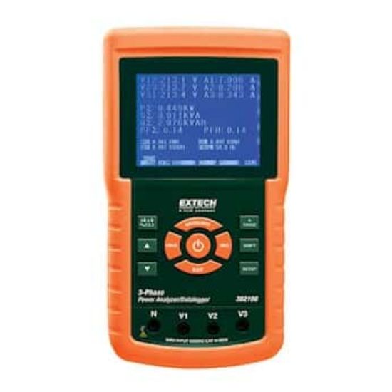 Extech 3-Phase Power Analyzer Datalogger 1200A Full System Analysis ...
