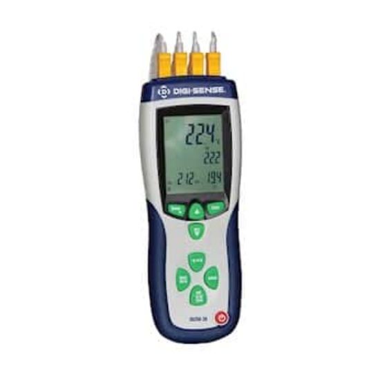 Digi-Sense Pro 4-Input Data Logging Thermocouple Thermometer Type K NIST Traceable Calibration_1119478