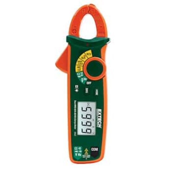Extech Clamp Meter Mini 60A AC/DC, TRMS, Non-Contact Voltage Detector ...
