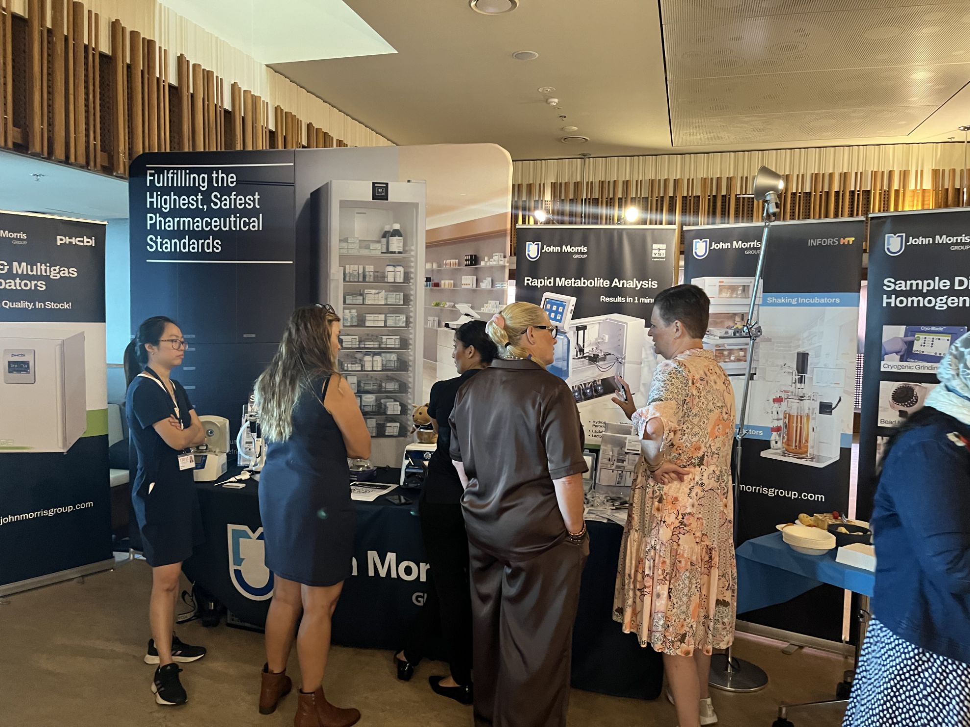 John Morris Group and Liebherr Professional Appliances joint stand at Translational Research Institute Australia