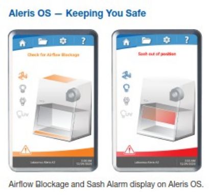Labconco Aleris Class II Type A2 Biological Safety Cabinet 8" Sash Opening with Base and Options Package_2262639