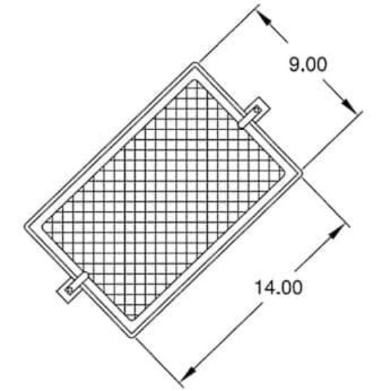 Cole-Parmer Activated Carbon Filter for Ductless Fume Hoods, 2/Pack_1143411