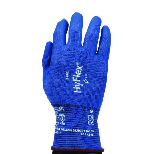 nitrile foam gloves