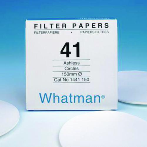 Ash less 0.007% Whatman 1441055 Grade 41 Quantitative Filter Paper 55 mm Pack of 100 circle 