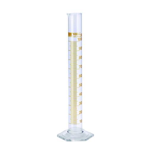 Measuring Cylinder 1000 Ml Class B Tall Form Short Line Graduation Borosilicate Glass Amber Graduated Labfriend Singapore