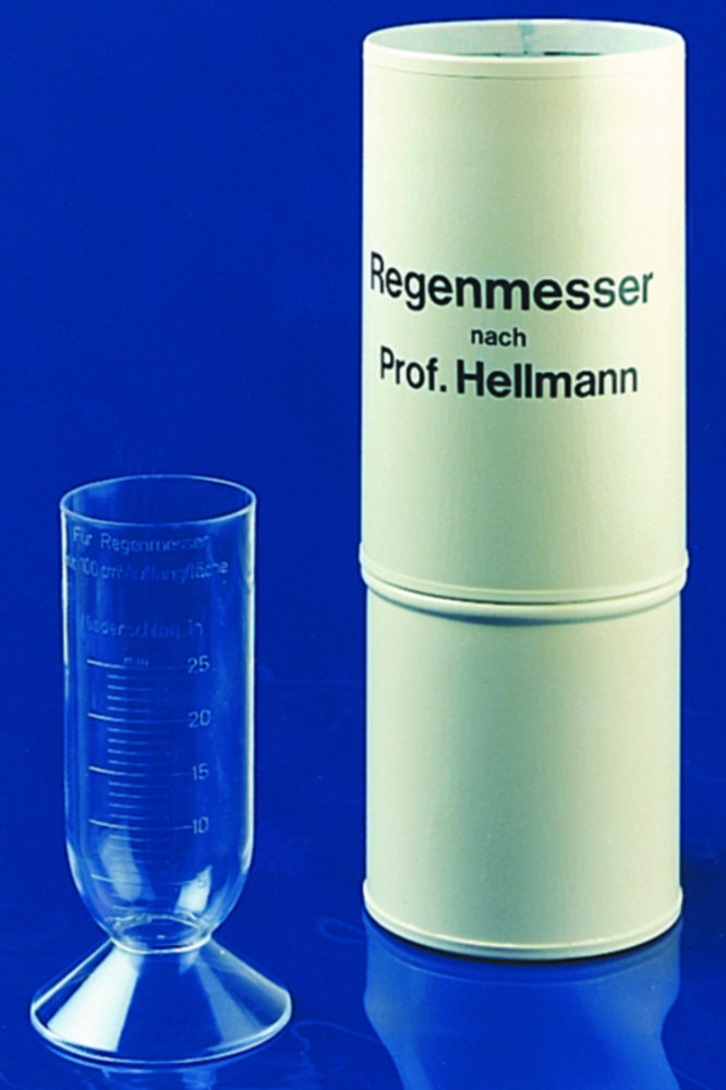 Rain/snow gauge,Hellmann,with measuring cylinder cap. 250 ml