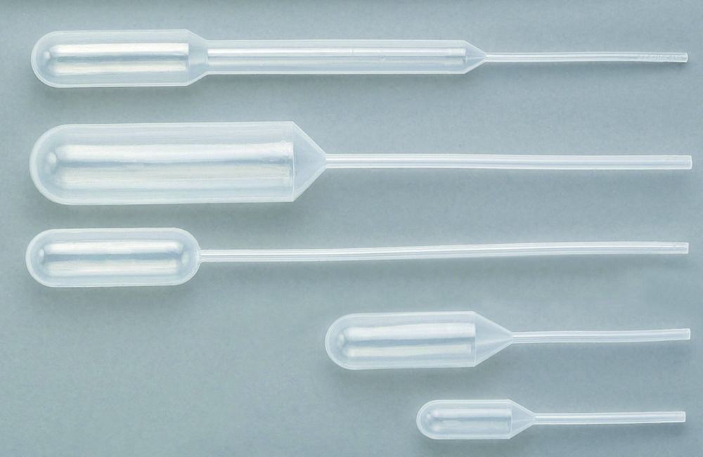 Transfer Pipets 1.2 ml, nonsterile narrow stem, sediment pipette, pack