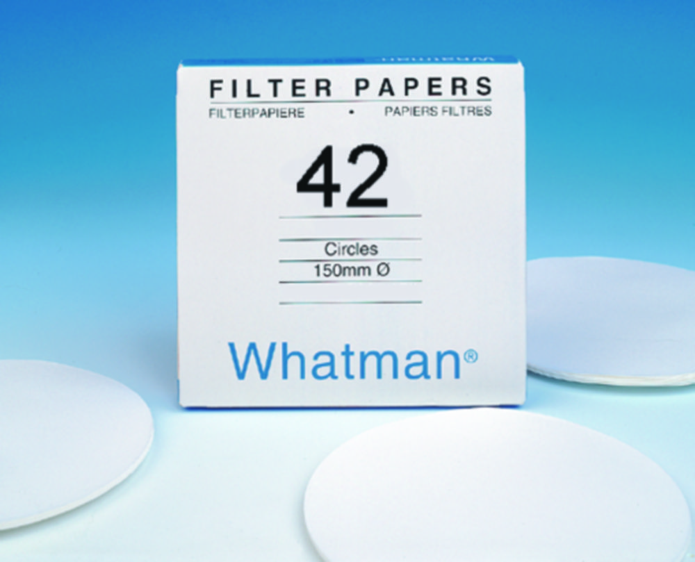 Grade 42 Quantitative Filter Paper Ashless (Ash 0.007), circle, 42.5