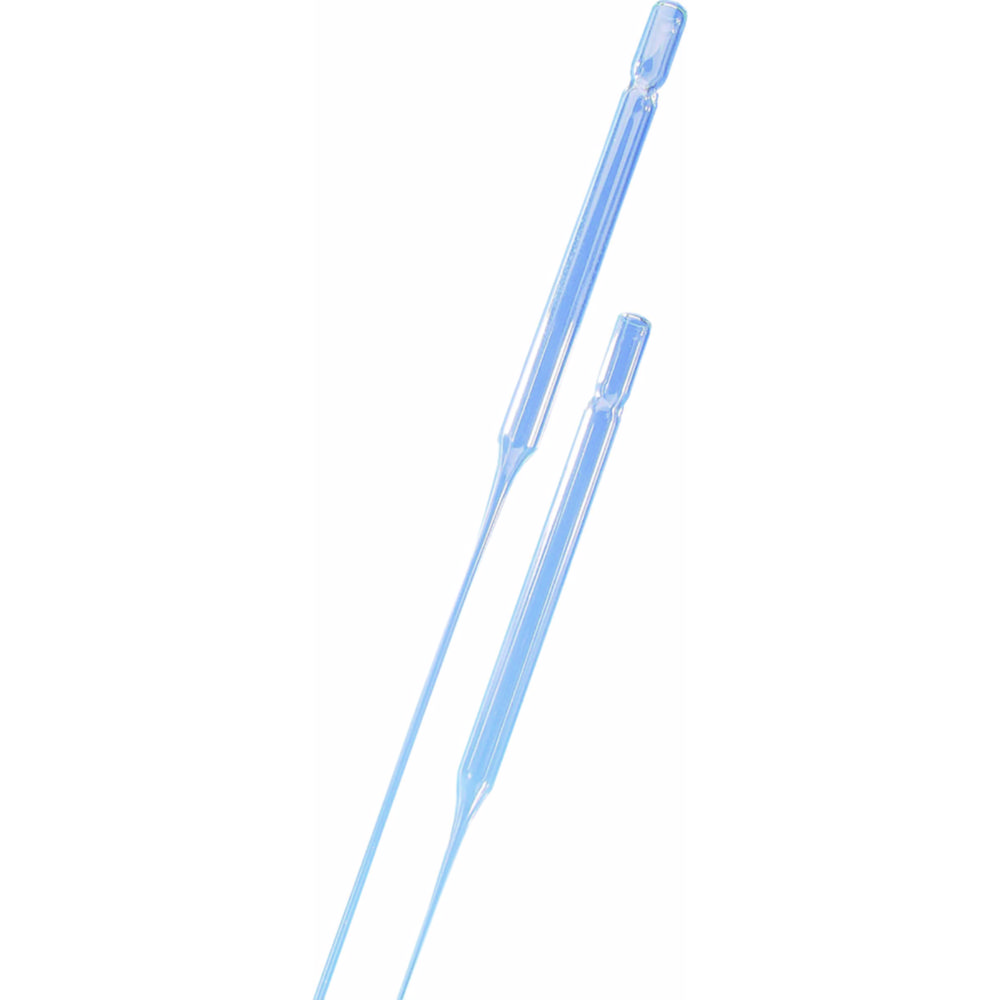 VOLAC pasteur pipettes 230mm, glass packof 1000, nonsterile,with cotton wool plug LabFriend