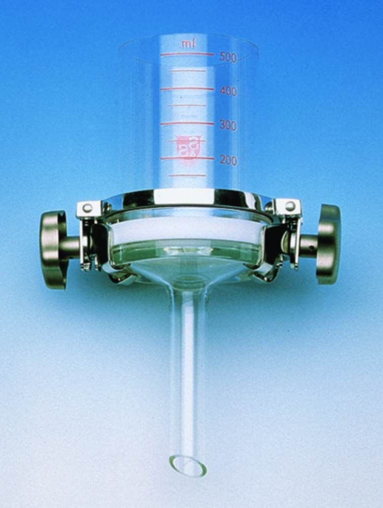 Vacuum filtration equipment GV 100/0 100mm, 500ml, glass, glass frit