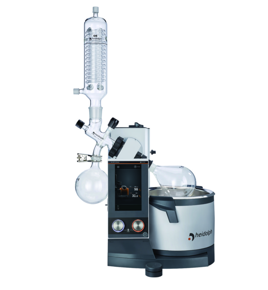 Rotary evaporator HeiVAP Ultimate HL/G6B with hand lift, plastic